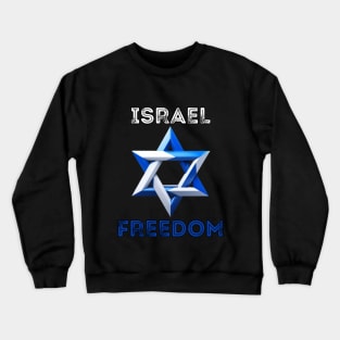 I stand with Israel, support Israel Crewneck Sweatshirt